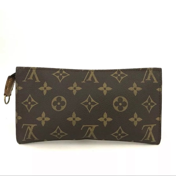 AUTH Louis Vuitton Monogram Cosmetics Pouch (Bucket GM) Purse - Picture 4 of 8